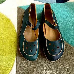 Shoes Camper Mary Jane Ballet Flats Blue Teal Us 995 Poshmark
